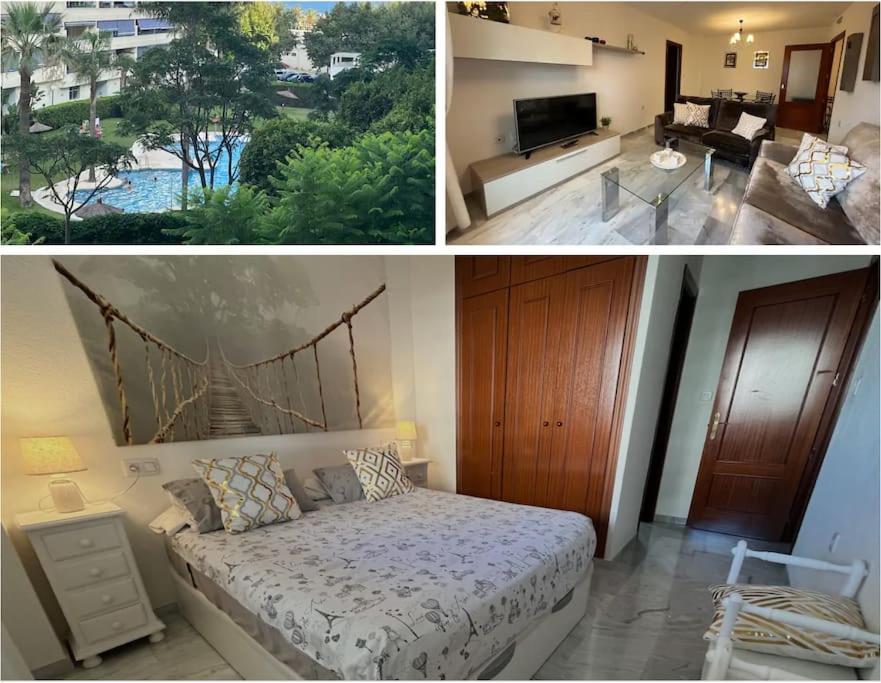 Marbella Piso En Casco Junto A Playa Piscina In Summer Season 外观 照片